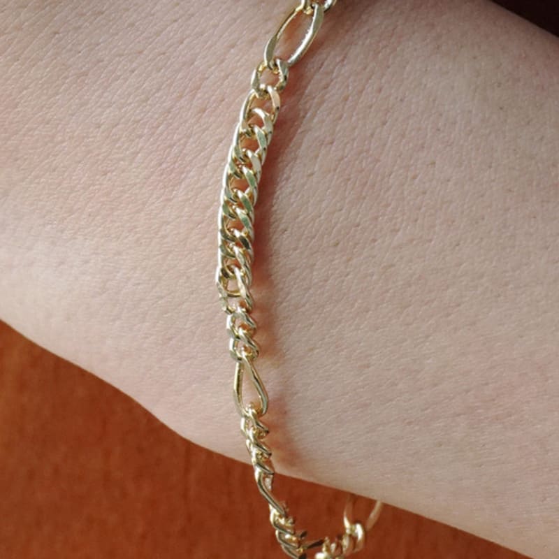 

OURPIERRE MARSHALL CHAIN BRACELET VERMEIL 17cm