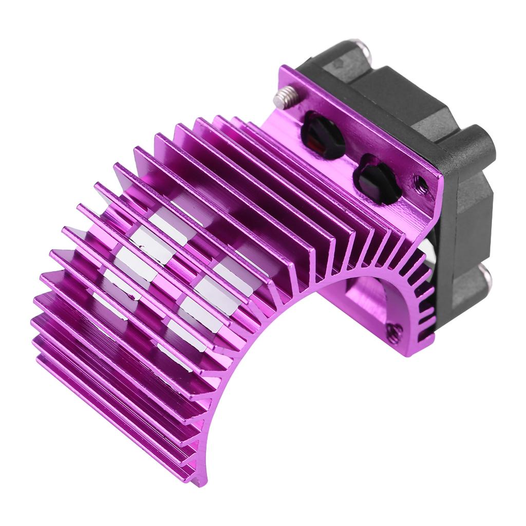 Model Accessory Heat Sink With Cooling Fan for 1 10 Scale Electric RC Car 540   550 Motor