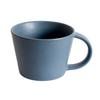 Transparan Large Color Mug, Matte, Made In Japan, Seto Ware, Microwave Safe, Approx. 335ml (Matte Navy)