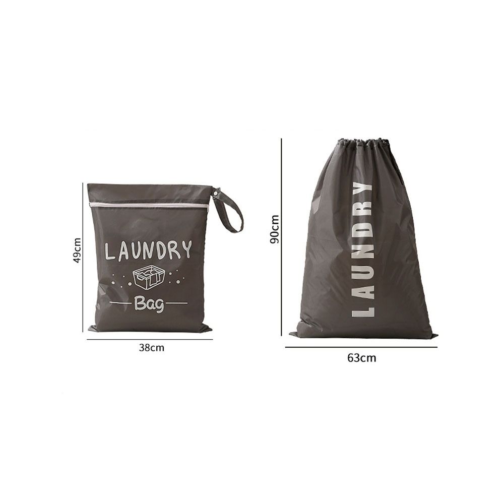 Large Capacity Dirty Clothes Organizer Multifunctional Drawstring Bag Travel Storage Pouch