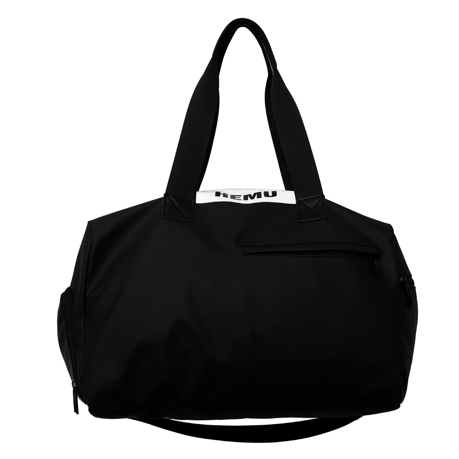 

Travel bag Large capacity fitness bag High sense High value Portable shoulder bag Business travel accommodation Boarding bag Multi-function чорний