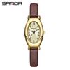 Fashin Sanda top brand 1123 elegant design Roman numerals square dial waterproof quartz movement business women's analog watch
