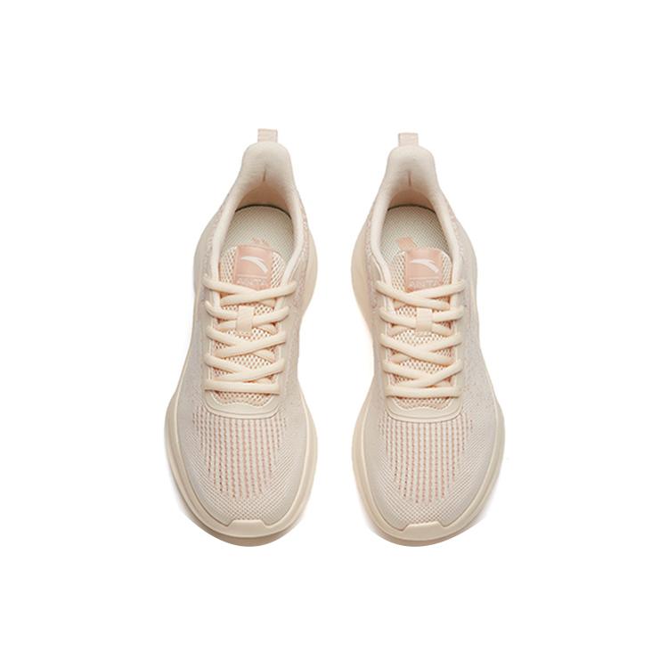 Anta Running Collection Casual Cushioning Slip Resistant Breathable Low top Running Shoes Women's Clay 922145575-4
