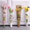 Hârtie de împachetat buchete goale Hârtie de împachetat flori Cutie de cadou de mână Materiale pentru împachetat buchete individuale Material de împachetat flori