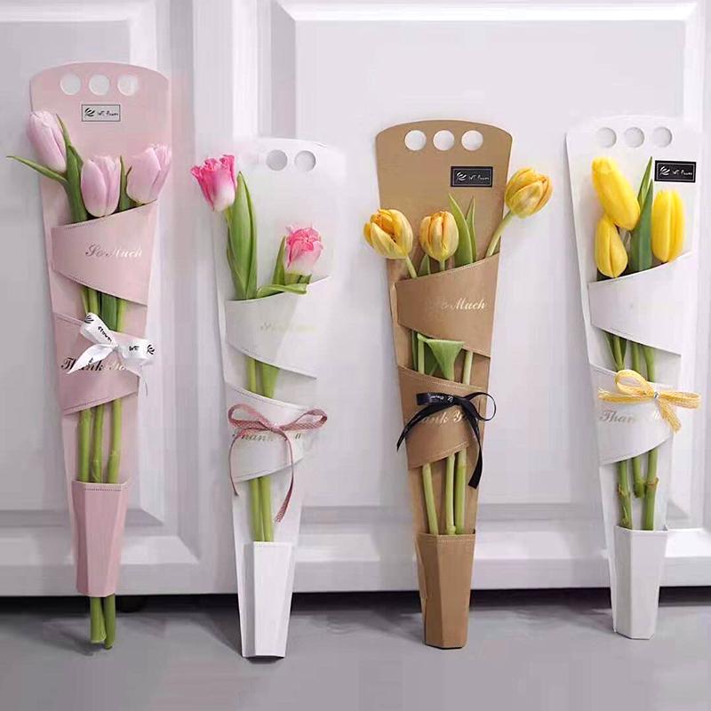Hârtie de împachetat buchete goale Hârtie de împachetat flori Cutie de cadou de mână Materiale pentru împachetat buchete individuale Material de împachetat flori