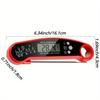 Klappbares Lebensmittelthermometer mit LCD-Hintergrundbeleuchtung, genaue Temperaturmessung, Küchenbedarf zum Kochen