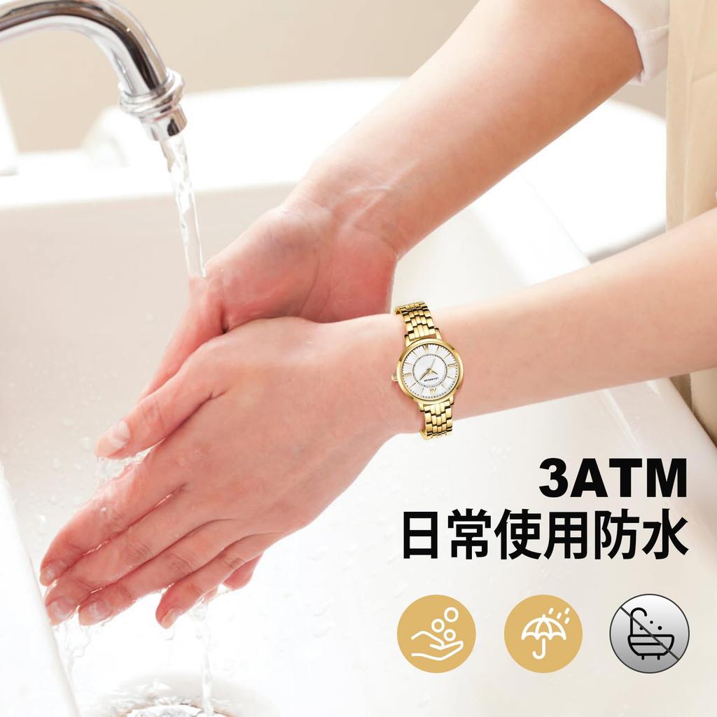 ShunkanSai Kadın Su Geçirmez Analog Kol Saati, Romen Rakamlı ve Kuvars Mekanizmalı, Popüler ve Şık, Sade ve Modaya Uygun, Mükemmel Hediye