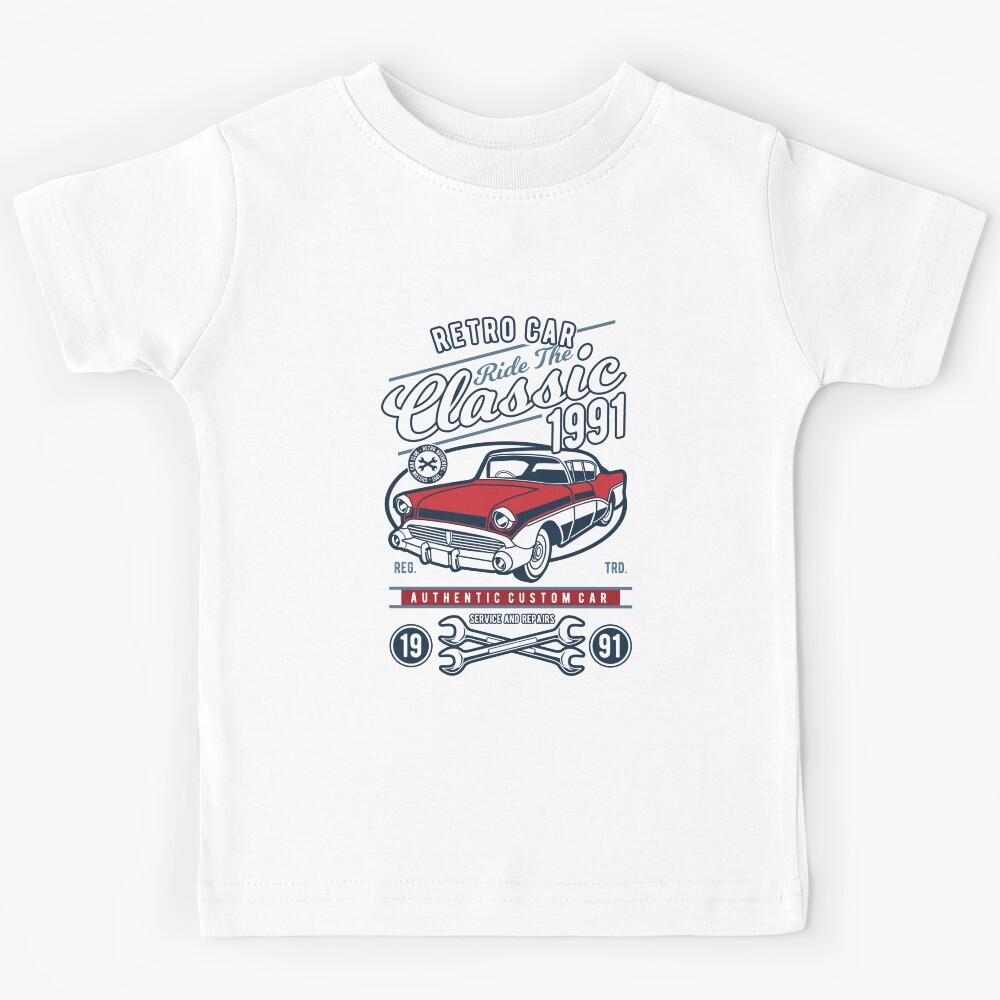 Retro Classic Car Muscle High Performance American Vintage Kids T-Shirt 100