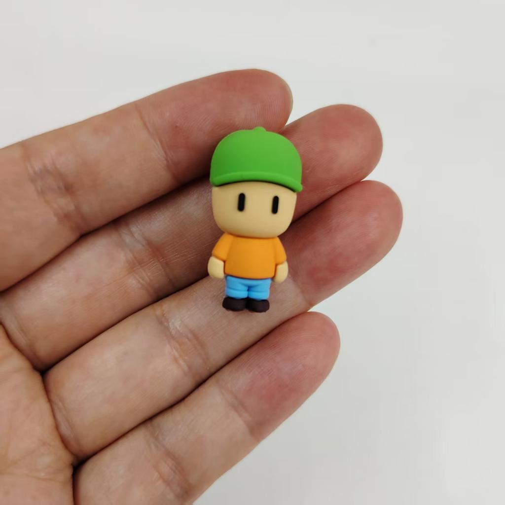 5 Stück/Set Mini Stumble Guys Baby Figuren 2cm Niedliches Modell Zufällige Lieferung Heißes Spiel Figuren Sammelspielzeug Kinder Bestes Weihnachtsgeschenk