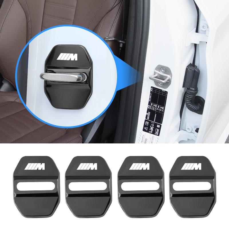 4Pcs Car Styling Car Door Lock Covers Protection Accessories Sticker For BMW G80 G06 G07 G42 G14 G15 G16 F82 M M2 M3 M4 M5 M6 LL3