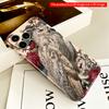 2DFlat Owl with Roses and Skull All inclusive film hard iPhone case, compatible with iPhone 18 Pro Max 17 16 15 14 13 12 11