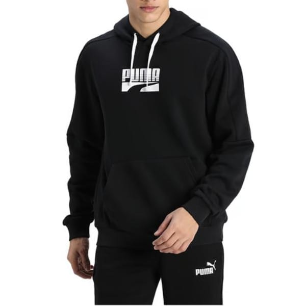 Puma Sweatshirts Men's Black Hooded Moderate Regular 581664-01