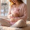 Reusable Hot Water Bottle 500/1000ML Long with Plush Cover, Leak-Proof Winter Bed Warmer Bag, Menstrual Cramp Pain Relief Bag Drurable