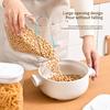 Food Storage Jars, Cereal Containers Storage, Multi-Functional Storage Jar with Airtight Lids, for Kitchen Organiser