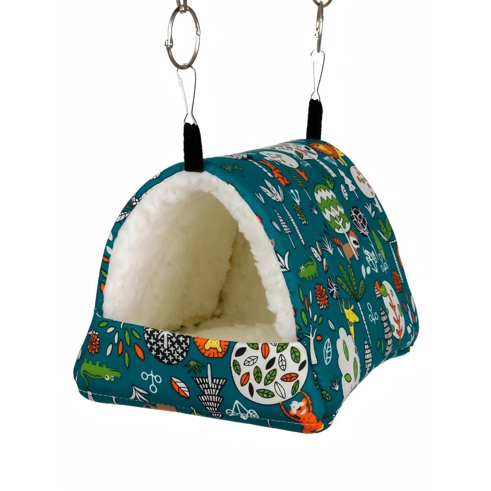 1 Stück, S/M/L/XL Vogelkäfig, Warmes Vogelnest, Winterbett, Haus Schuppen, Hängebett, Zelt, Plüsch Versteckzimmer, Kleintier Papagei