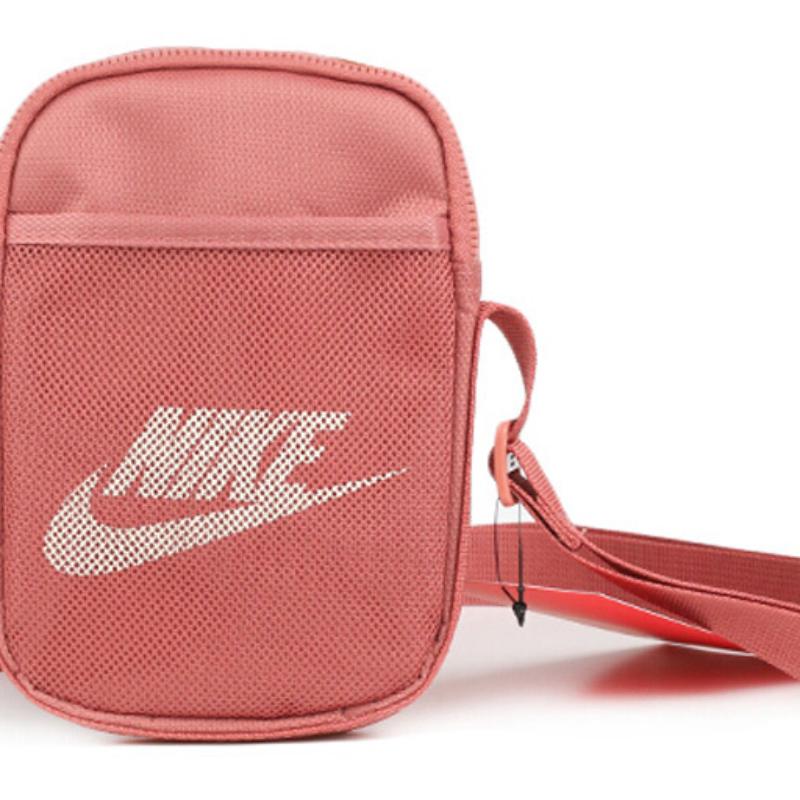 Nike Heritage Polyamide Crossbody Bag Regular Unisex Canyon Pink Casual BA5871-689