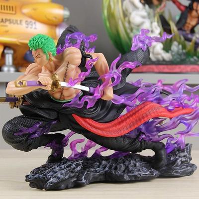 One Piece GK Schwert ziehen Roronoa Zoro Suolong Treibendes Diorama Anime Figur Sammlerstück Spielzeugmodell Saito Anime Zubehör