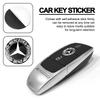 New For Mercedes Benz 11/14mm Aluminum Car Key Badge Sticker For Mercedes Benz W203 W204 W211 W210 W124 AMG W202 W212 W220 W205