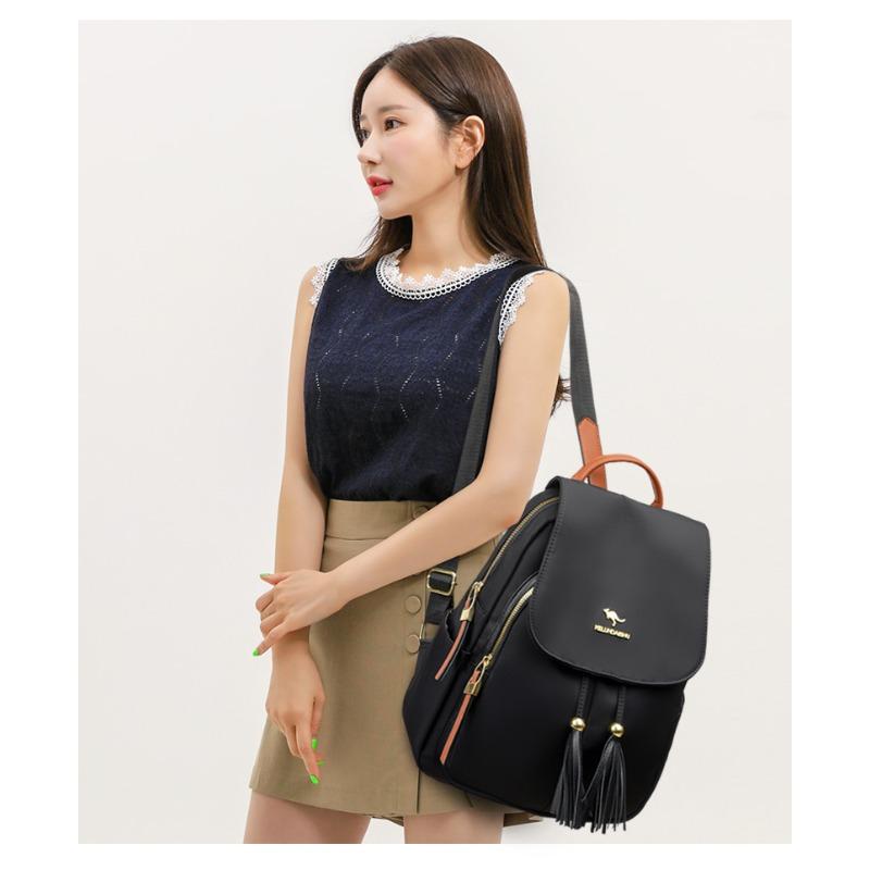 Fashion Bagpack Women High Quality Nylon Backpacks Female Big Travel Back Pack Large School Bags for Teenage Girls Shoulder Bag