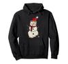Snowman Christmas Graphics Art Family Snowman Hoodie X-Mas