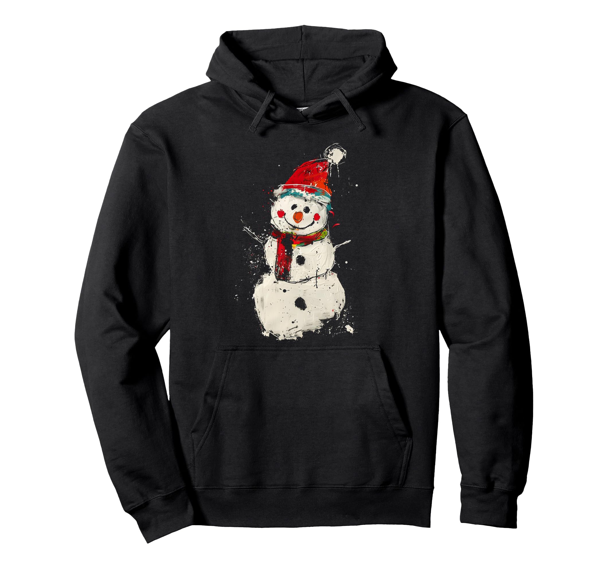 

Snowman Christmas Graphics Art Family Snowman Hoodie X-Mas чорний