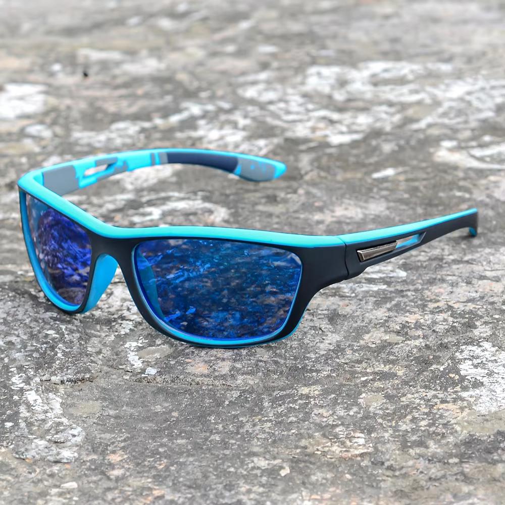 Classic Wrap Around Sunglasses for Men Women UV Protection Outdoor Sports Fishing Driving Travel