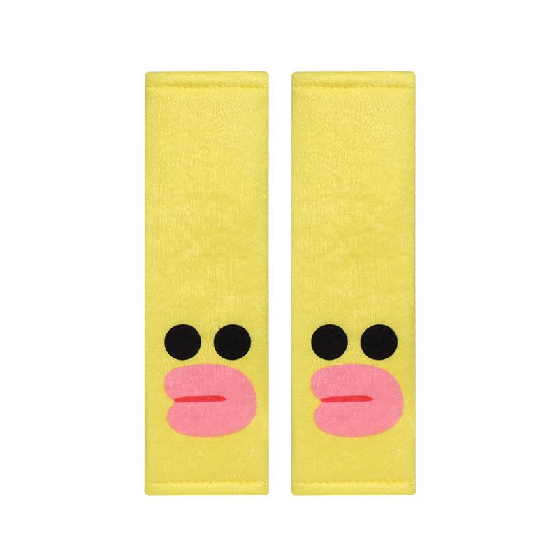 Cute Cartoon Seat Belt Shoulder Pad: Anti-Strangle & Wear-Protective Cover for Car, Pet Decoration