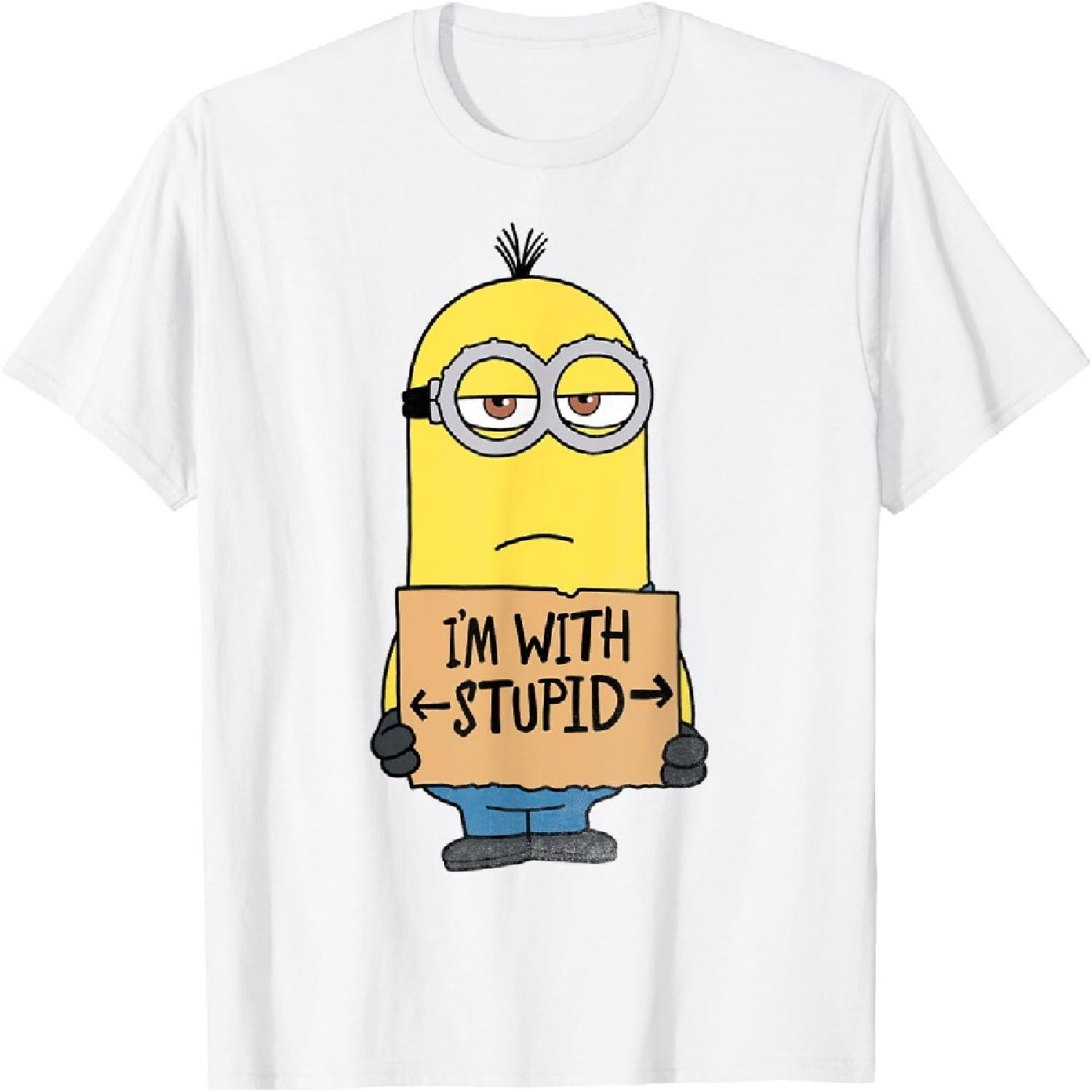 

Нікчемний Я Міньйони Кевін Я З Цим Дуже Графічна Футболка Футболка XXXXXL білий