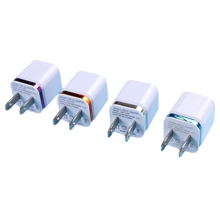 Dual USB Charger Dual USB Universal Charging Head 2.1A Universal Mobile Phone USB Charging Head