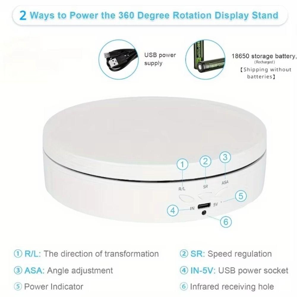 Automatic Rotation Photography Display Speed Regulation Electric Rotating Visualizer  Broadcast