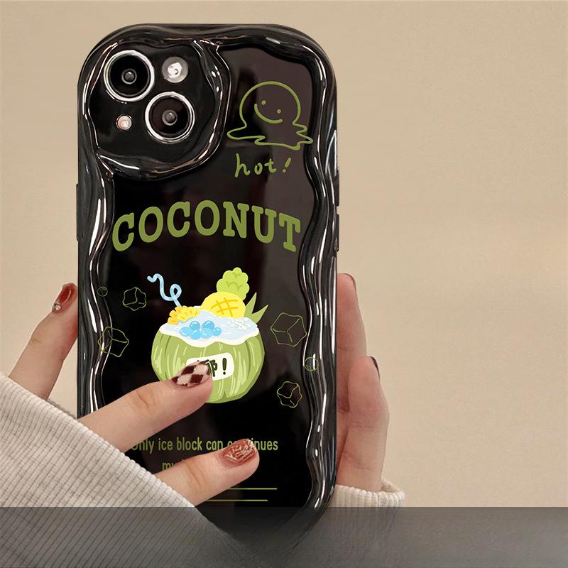 Three-dimensional Coconut Stand Suitable for Xiaomi 13 Mobile Phone Case 12/11 Couple Redmi K60/50 Silicone Note10pro