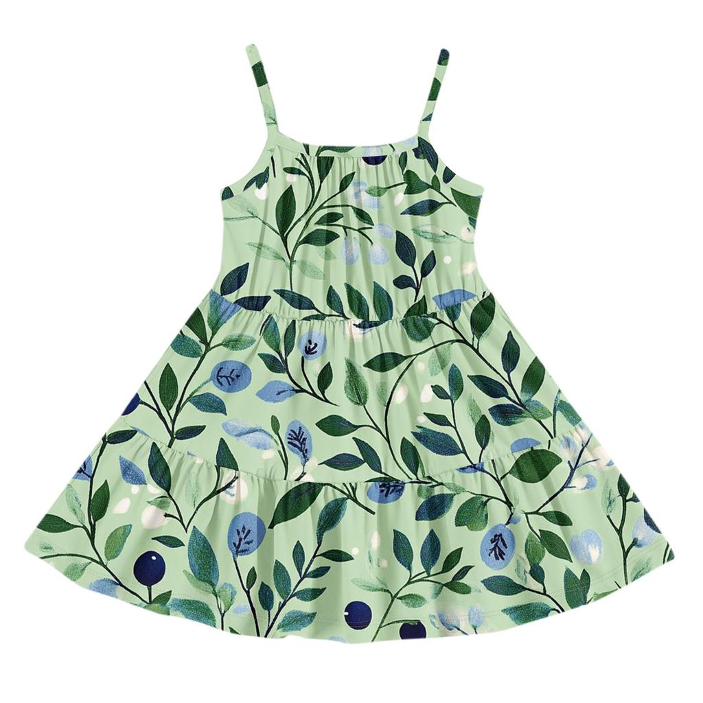 Children's Summer Casual Fashion Round Neck Sleeveless Dress