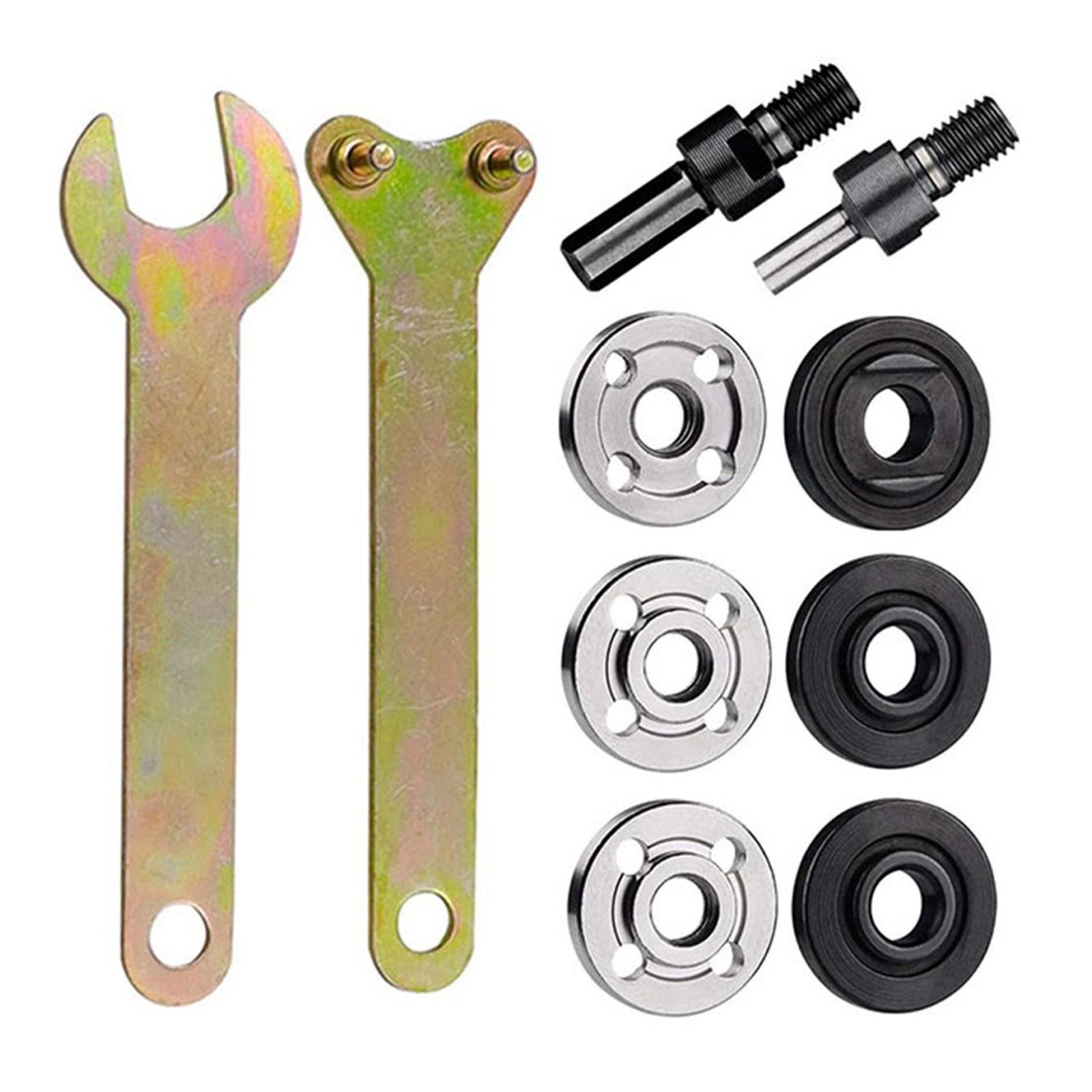 

10Pcs Electric Drill Conversion Angle Grinder Connecting Rod Kit for Cutting Disc Polishing Wheel Metals Handle Holder 10