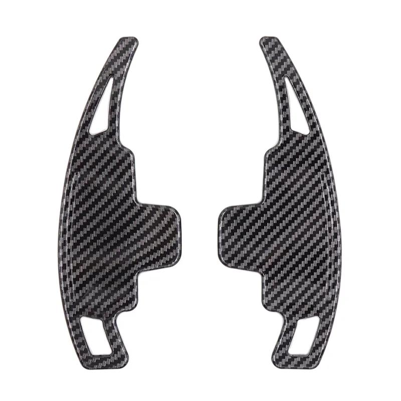 Hot Interior Mouldings 2pcs Carbon Fiber Car Steering Wheel Shift Paddle Shifters Extended For Mercedes Benz E Class W213 2017 2