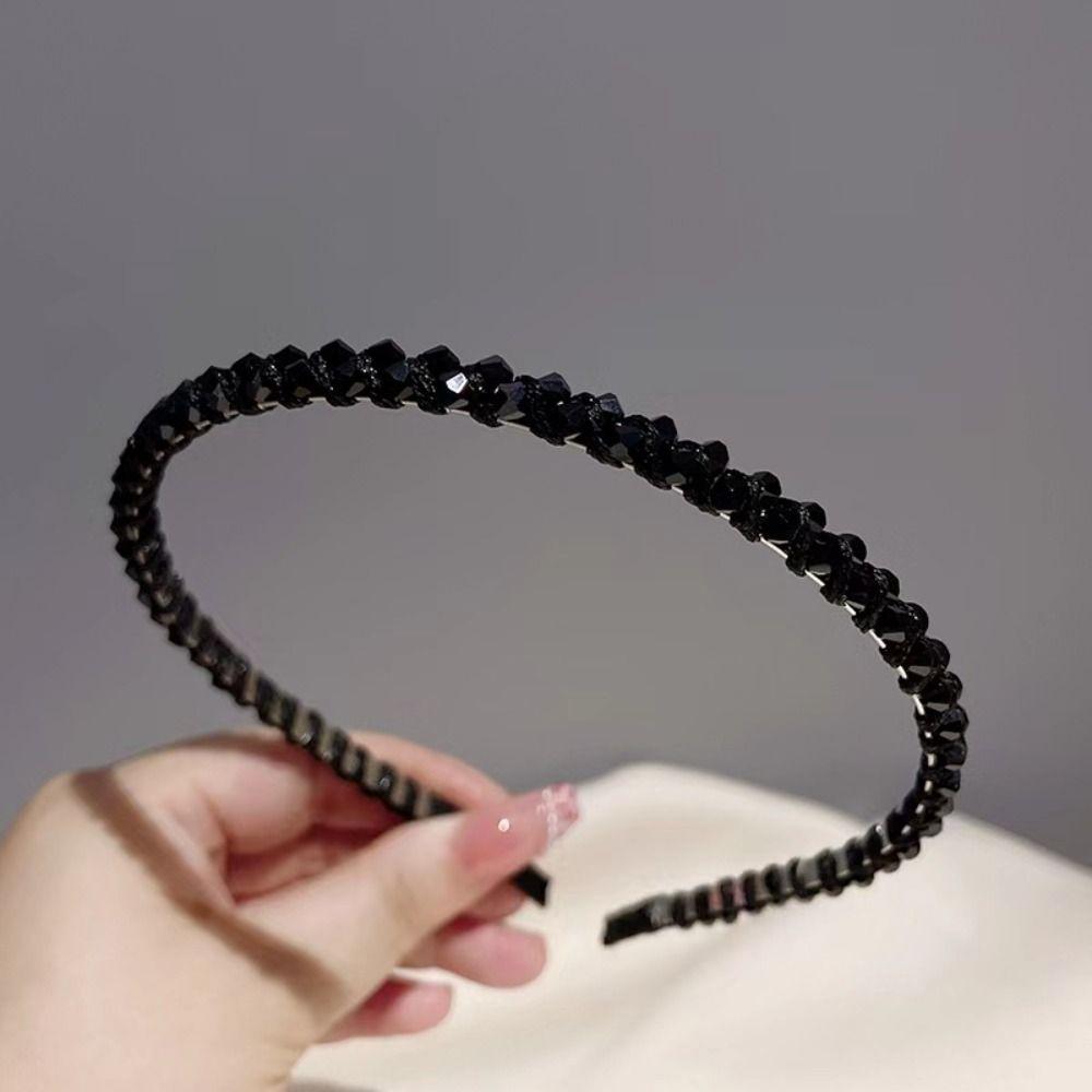 Rhinestone Headwear Crystal Hair Hoop Women Hairband Hair Holder  for Women Lady Girl