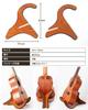 Homefunny Wooden Foldable Musical Instrument Stand Holder Supporter for X-shaped Ukulele/Mandolin/Violin