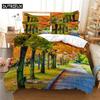 Colorful Aurora Bedding Set Duvet Cover Set 3d Bedding Digital Printing Bed Linen Queen Bedding Set Fashion Design