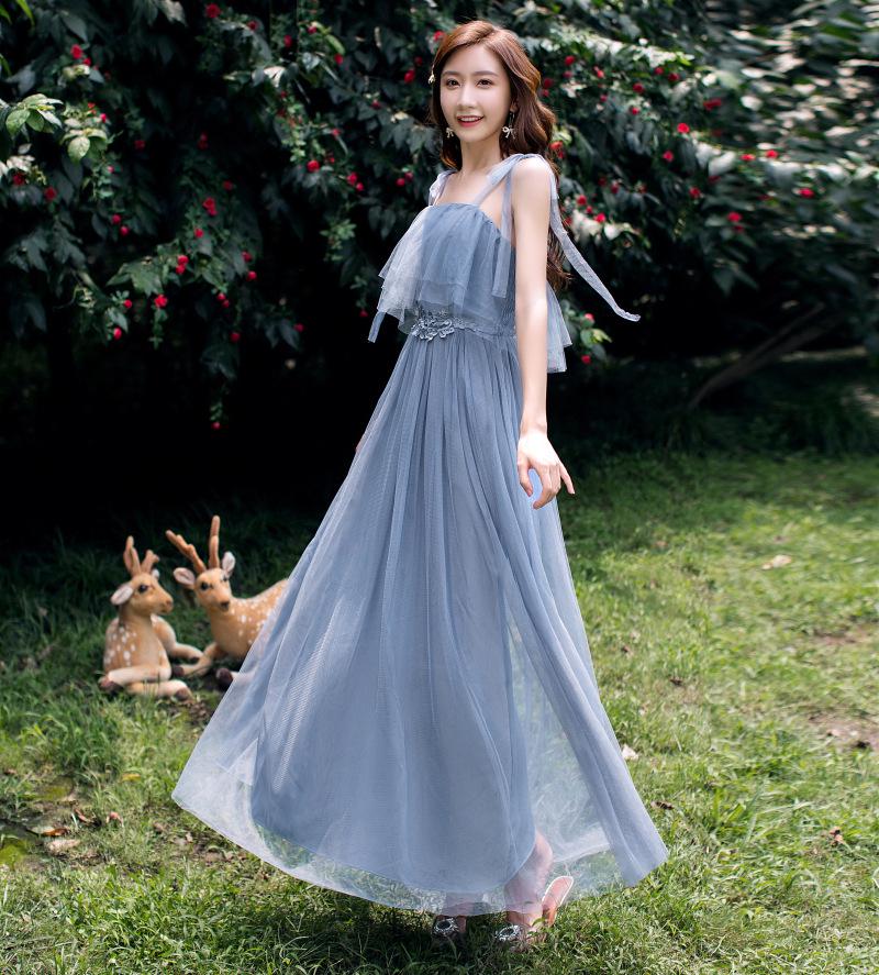 2025 Elegant Long Bridesmaid & Evening Dress for Women