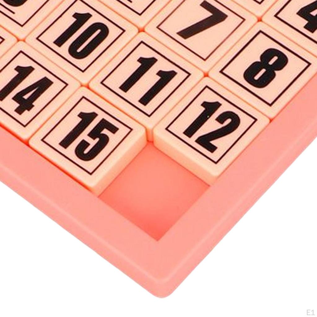 15 Number Puzzle, Educational Portable Digital Puzzle for