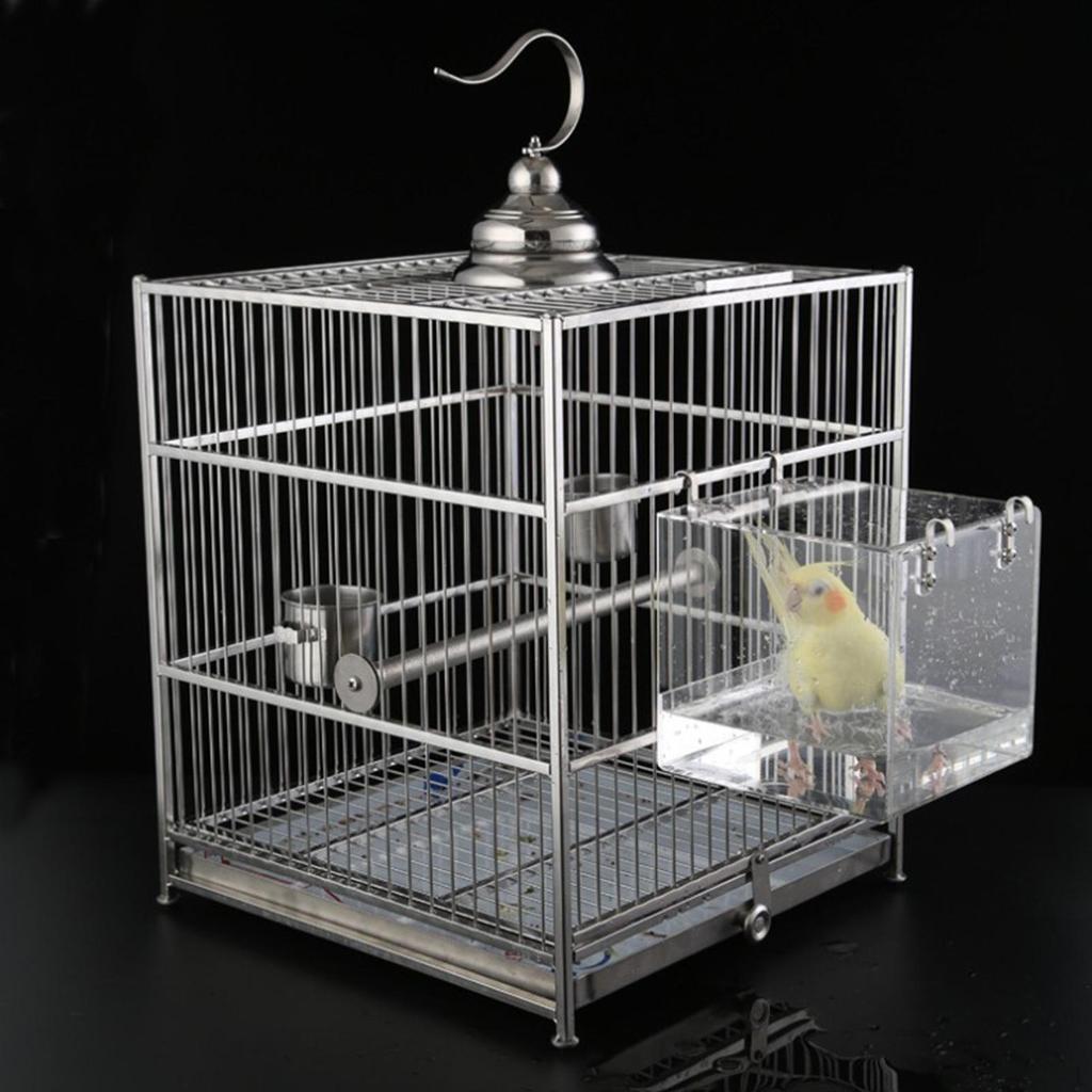 Badewanne Wellensittich Unzertrennlicher Vogel Haustierkäfig Hängend