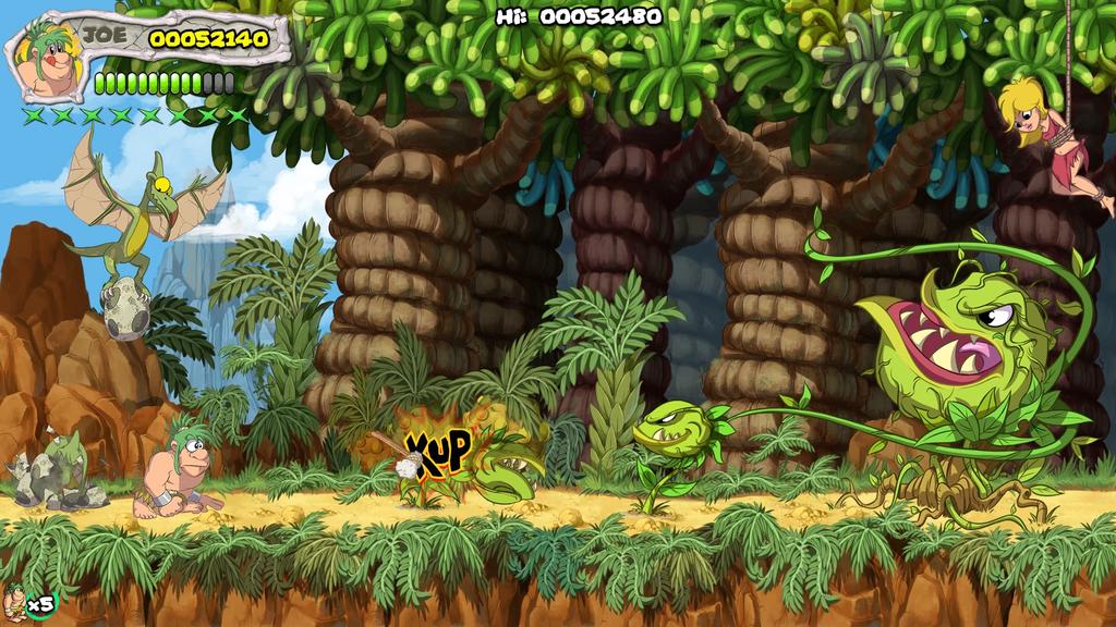 Naujas Joe ir Urvinių Žmonių Leidimas Leidimas Šiaurės PS4 Mac - T-Rex (Importuota versija Amerika) -