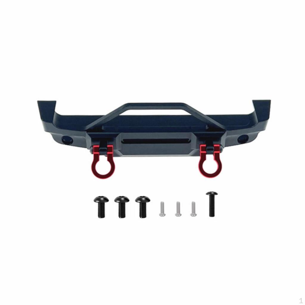 RC Bumper with Tow Rings Metal Front Reinforced Shielded