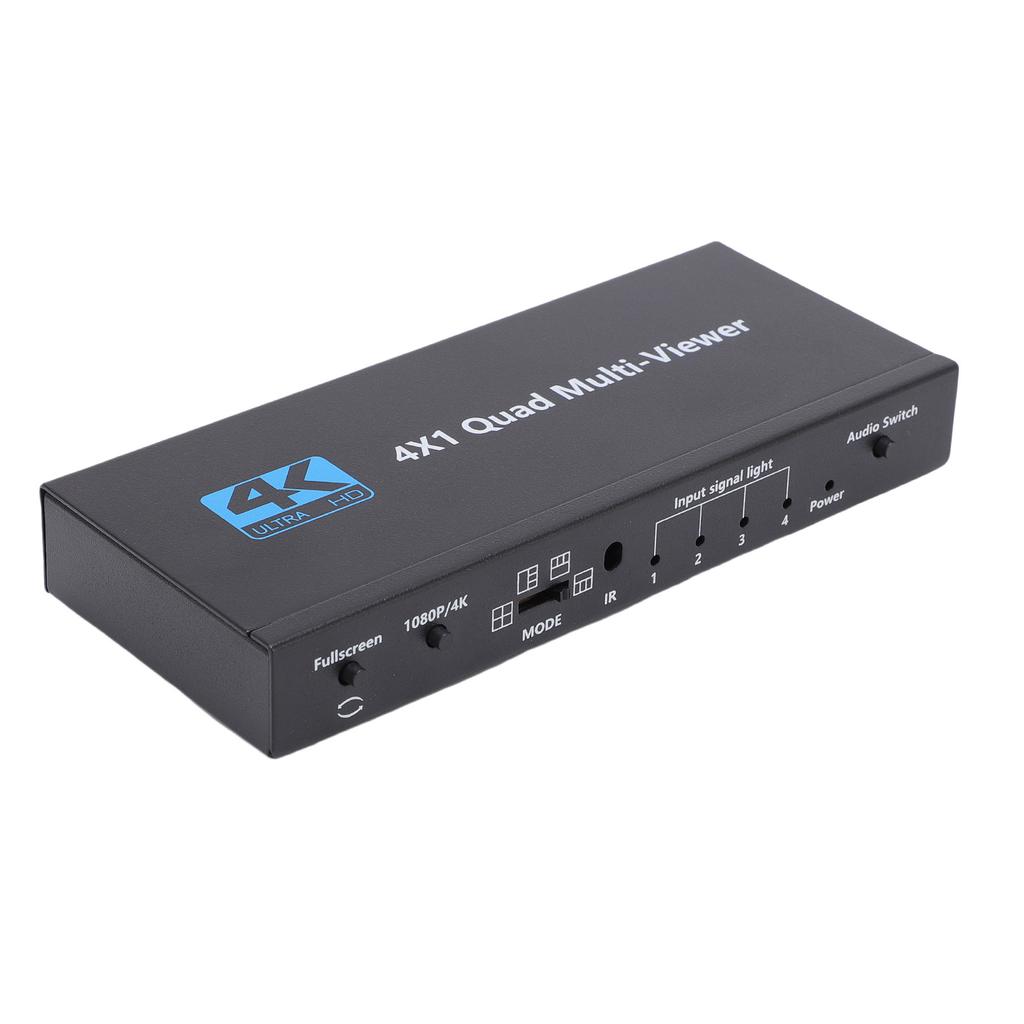 4K HD Multimedia Interface 1.4 Switch 4 Port HD Multimedia Interface Switcher Switch Box for TV Gami