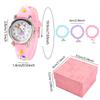 1/2/4pcs-Cute Cartoon Silicone Cat Pattern Watch Decoration Holiday Gift, Watch Bracelet, Watch Box Set Selection
