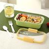 Stainless Steel Bento Box With Dividers For Office Lunch And Portable Food Storage