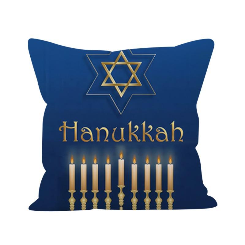 Thanksgiving Art Print Pattern Home Decor Pillowcase Bedroom Living Room Sofa Decoration Polyester Cushion Cover With Zipper