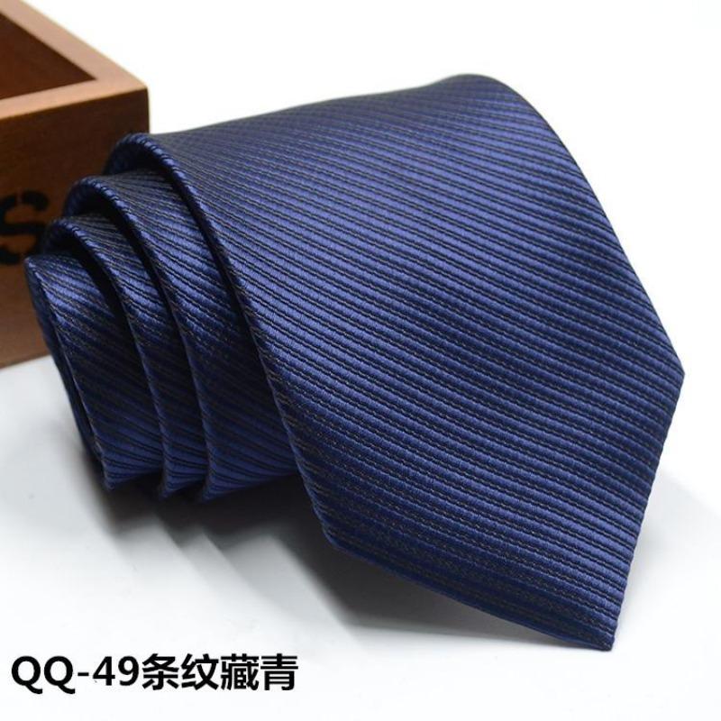 Men'S Dress Business Casual Professional Groom Wedding Best Man Striped Jacquard Fine Gentleman Men'S Premium Tie