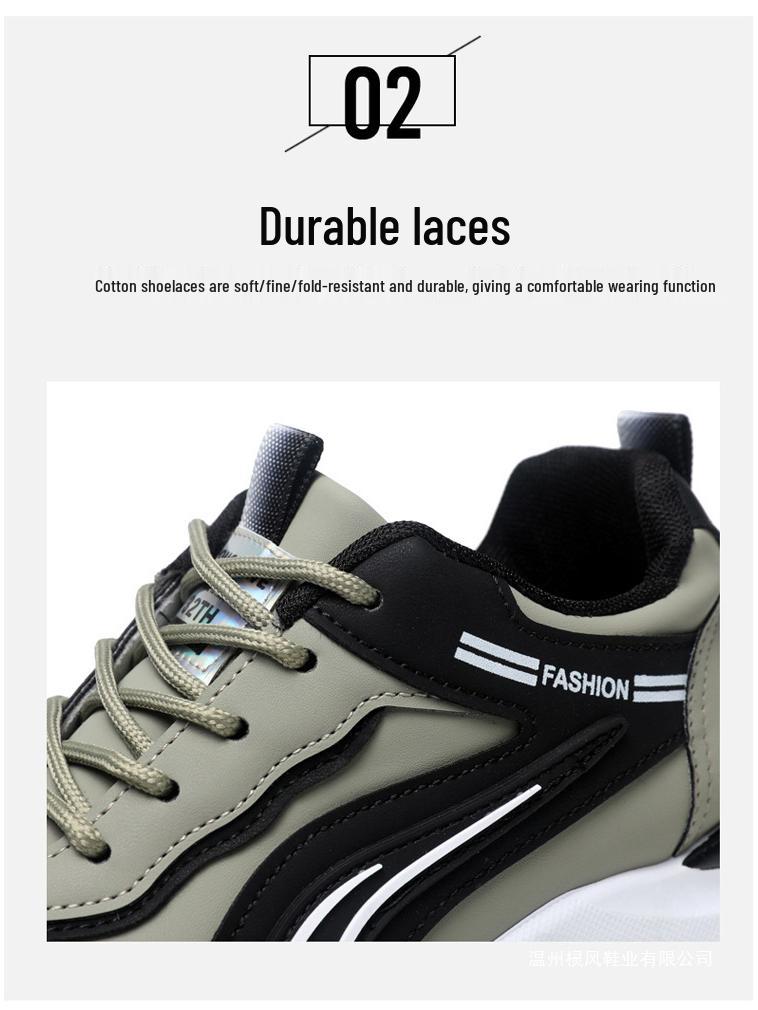 Herren 2025 Wasserdichte Leder Rutschfeste Sneaker, Vielseitige Weiche Sohle Lässige Laufschuhe