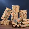 6 Stück Verschiedene Sterne Herz Geschenke Geschenkpapier Bögen Rollenverpackung für Glückliche Kinder Feiertagsgeschenkpapier Bastelpapier Dekoration Geschenke