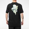 T Shirts Men's Black Crew Neck Moderate Straight Fit GP4808